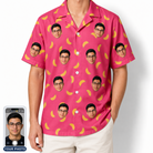 Men's Banana Bonanza Custom Face Hawaiian Shirt