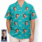 Men's Casting Call Custom Face Hawaiian Shirt