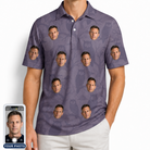 Men's Eerie Eyries Custom Face Polo Shirt