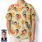 Men's Atomic Atoll Custom Face Hawaiian Shirt