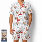 Men's Prancer Pranks Custom Dog Face Shirt & Shorts Set