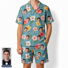 Men's Petal Party Custom Face Shirt & Shorts Set