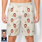 Men's Gossamer Ghouls Custom Face Beach Shorts