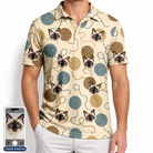 Men's Bobbin Bengals Custom Cat Face Polo Shirt