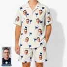Men's Pin High Custom Face Shirt & Shorts Set