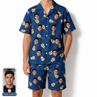 Men's Father Fretwork Custom Face Shirt & Shorts Set