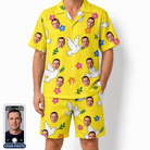 Men's Dovebound Daydream Custom Face Shirt & Shorts Set