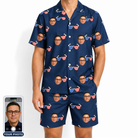 Men's Rebel Reflectors Custom Face Shirt & Shorts Set