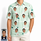 Men's Ghostly Goofballs Custom Face Polo Shirt