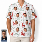 Men's Rudolph Ruckus Custom Face Hawaiian Shirt