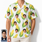 Men's Cob Together Custom Face Hawaiian Shirt