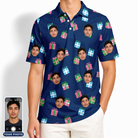 Men's Surprise Stacks Custom Face Polo Shirt