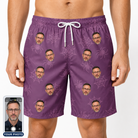 Men's Spindle Specters Custom Face Beach Shorts