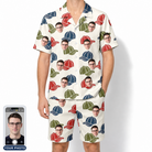 Men's Brim Bonds Custom Face Shirt & Shorts Set