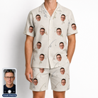 Men's Fishing Frenzy Custom Face Shirt & Shorts Set