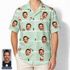 Men's Claus Carnival Custom Face Hawaiian Shirt