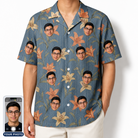 Men's Lily Limelight Custom Face Hawaiian Shirt