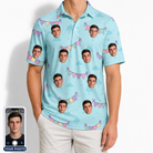 Men's Festoon Fling Custom Face Polo Shirt