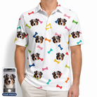Men's Gnawvana Grove Custom Dog Face Polo Shirt
