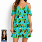 Women's Canopy Cabana Custom Face Off-Shoulder Dress
