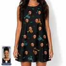 Women's Spool Foolery Custom Face Tank Dress