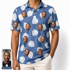 Men's Split Personality Custom Face Polo Shirt