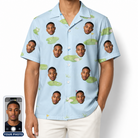 Men's Turf Tactics Custom Face Hawaiian Shirt