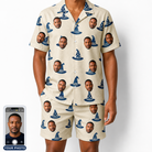 Men's Witchy Whirl Custom Face Shirt & Shorts Set