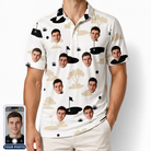Men's Tee Hee Custom Face Polo Shirt