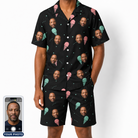 Men's Sundae Shore Custom Face Shirt & Shorts Set