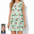 Women's Hole Hilarity Custom Face Tank Dress