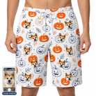 Men's Jack O'Jitters Custom Dog Face Beach Shorts