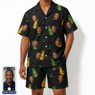 Men's Divot Duffels Custom Face Shirt & Shorts Set