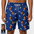 Men's Lure Lore Custom Face Beach Shorts