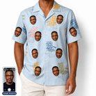 Men's Folded Fellowship Custom Face Hawaiian Shirt