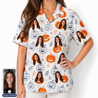 Women's Jack O'Jitters Custom Face Hawaiian Shirt