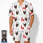 Men's Rudolph Ruckus Custom Dog Face Shirt & Shorts Set