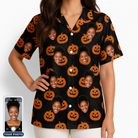 Women's Frightlight Fancies Custom Face Hawaiian Shirt