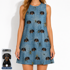 Women's Scuttle Sideshow Custom Dog Face Tank Dress