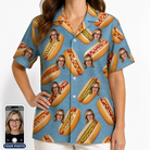 Women's Bunited States Custom Face Hawaiian Shirt