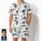 Men's Castaway Catch Custom Face Shirt & Shorts Set