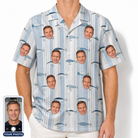 Men's Spoon Sizzle Custom Face Hawaiian Shirt