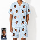 Men's Shell Yeah Custom Face Shirt & Shorts Set