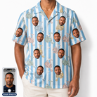 Men's Spinner Spritz Custom Face Hawaiian Shirt