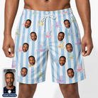 Men's Wicked Peaks Custom Face Beach Shorts