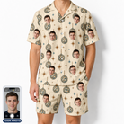 Men's Glitz Gals Custom Face Shirt & Shorts Set