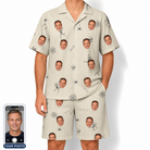 Men's Arachnid Antics Custom Face Shirt & Shorts Set