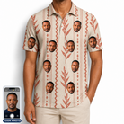 Men's Torch Blossoms Custom Face Polo Shirt