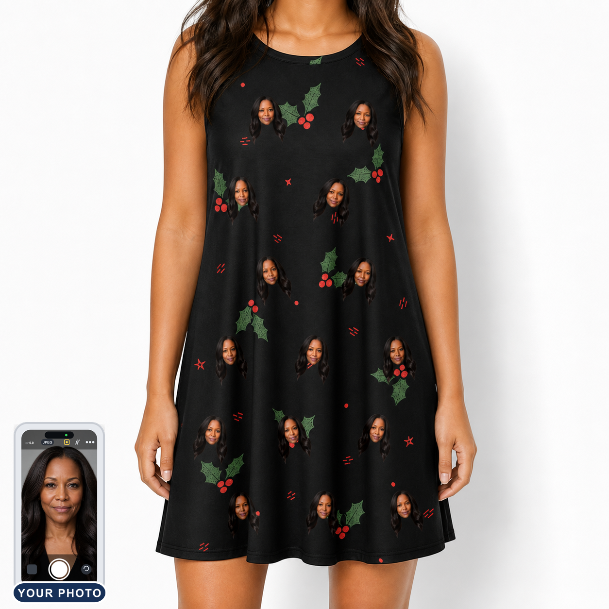 Women's Holly Hush Custom Face Tank Dress