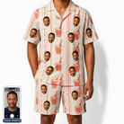 Men's Bubbly Buckets Custom Face Shirt & Shorts Set
